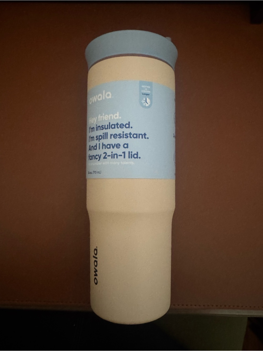 Owala 24oz Tumbler with 2 in 1 Lid (straw incl)